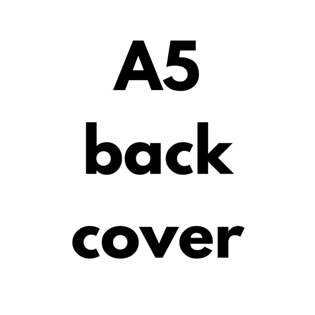 A5 back cover