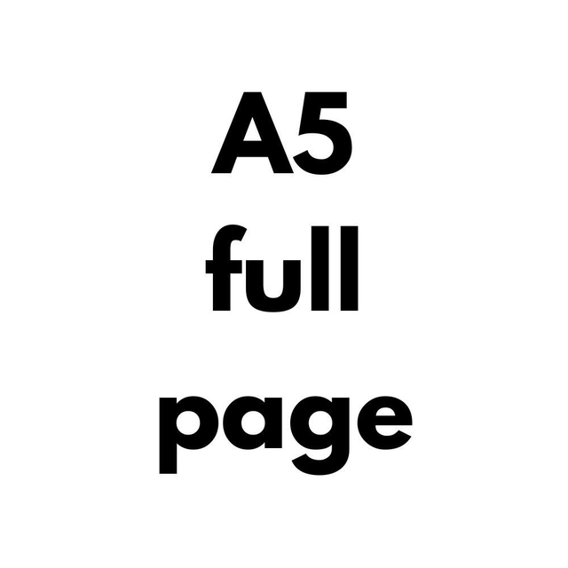 A5 full page