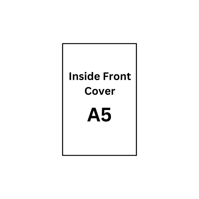 A5 inside front cover